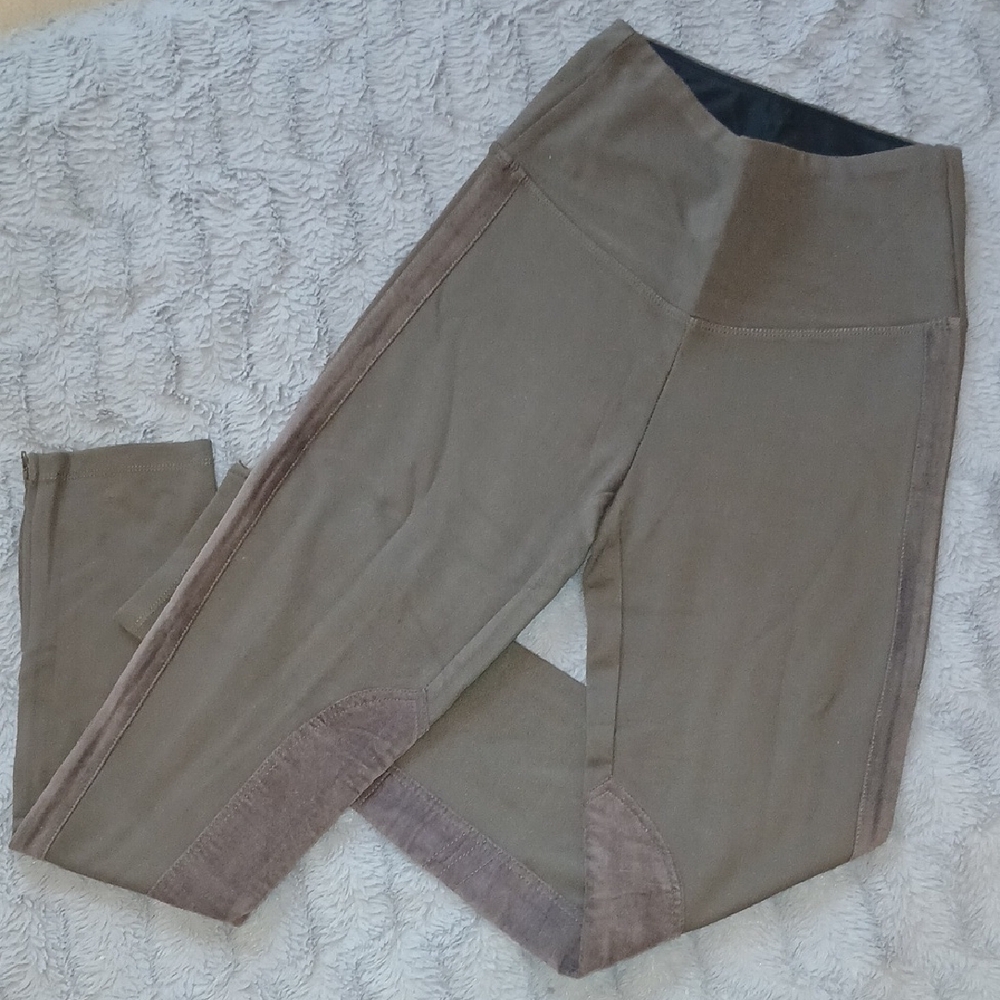 Ruby Ribbon Equestrian-Style Leggings Women's XS